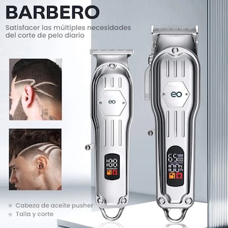 Foto 2 | Foto 2 | Kit De Cortadoras Profesional Maquinas Para Cabello Eo Safe Imports Esi-19270 Plata