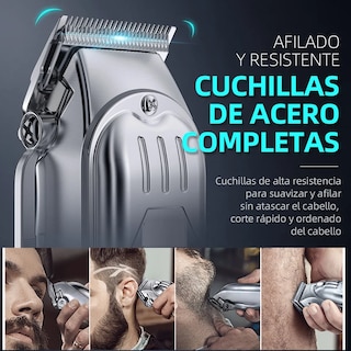 Foto 3 | Foto 3 | Kit De Cortadoras Profesional Maquinas Para Cabello Eo Safe Imports Esi-19270 Plata