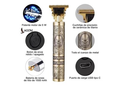 Foto 2 | Foto 2 | Xtellar Rasuradora Eléctrica Quanna Profesional, Recortadora De Barba Y Cabello, Afeitadora De Cráneo, Recargable Por Usb, Poten