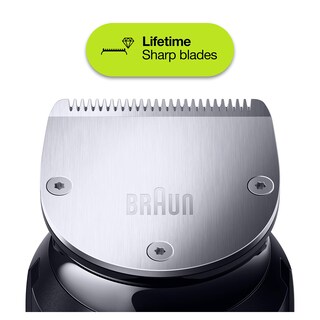 Foto 3 | Foto 3 | Recortadora Braun Con Detalles De Barba, Inalámbrica, Recargable, Plateada - Venta Internacional.