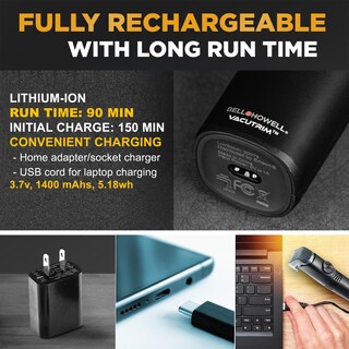 Foto 4 | Foto 4 | Recortadora De Barba Bell+howell Vacutrim Deluxe Inalámbrica Negra - Venta Internacional.