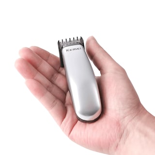 Foto 1 | Foto 1 | Cortadora De Pelo Kemei Km-666, Compacta, Portátil, Inalámbrica, Plateada - Venta Internacional.