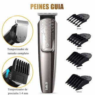 Foto 4 | Foto 4 | Cortapelo Hombre 12 En 1 Afeitador Eléctrica Recortadora Barba Lab.g Multicolor