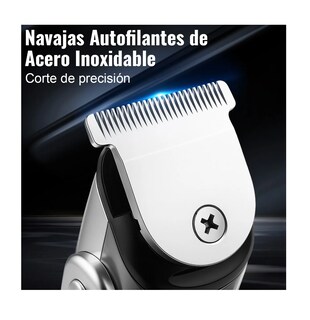 Foto 4 | Foto 4 | Rasuradora Eléctrica Barba Recargable Cabello 6 En 1 Kit