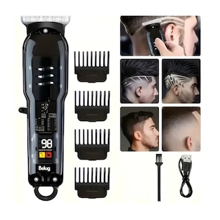Foto 2 | Foto 2 | Cortador De Pelo Eléctrico Profesional Belug Transparente Negra
