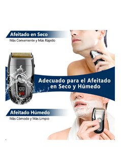 Foto 4 | Foto 4 | Rasuradora Eléctrica Afeitadora Barba Recargable Profesional Portátil Corta Al Raz Rastillo Cortadora De Cabello