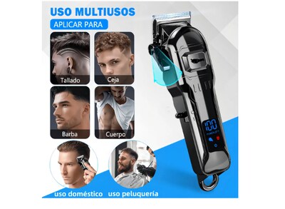 Foto 2 | Foto 2 | Maquina Para Cortar Cabello Profesional Cortadora De Cabello Inalámbrica Perfiladora De Pelo