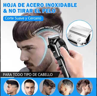 Foto 3 | Foto 3 | Maquina Para Cortar Cabello Profesional Cortadora De Cabello Inalámbrica Perfiladora De Pelo