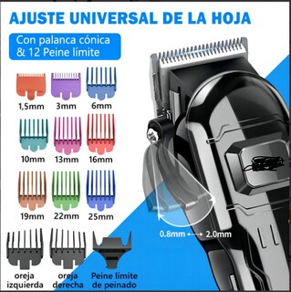 Foto 4 | Foto 4 | Maquina Para Cortar Cabello Profesional Cortadora De Cabello Inalámbrica Perfiladora De Pelo