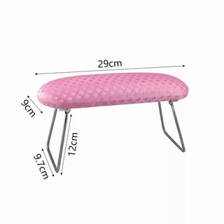 Foto 5 | Foto 5 | Almohada De Manicura Con Reposabrazos Para Uñas Con Soporte Rosa