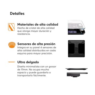 Foto 5 | Foto 5 | Bascula Corporal Archy Escala De Grasa Inteligente Bluetooth