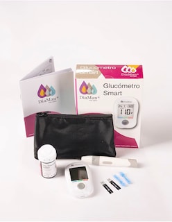 Foto 1 | Foto 1 | Kit Glucómetro DiaMan Smart DMGM02 color Blanco