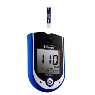 Foto 6 | Foto 6 | Glucómetro Element Kit + 50 Tiras Reactivas + 100 Lancetas
