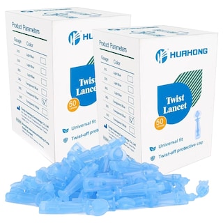 Foto 2 | Foto 2 | Lancetas Para Glucosa Mxgxl-002 100 Piezas Fullmedix Color Azul