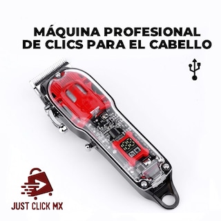 Foto 5 | Foto 5 | Máquina Cortadora de Cabello Profesional Transparente JustClick MX