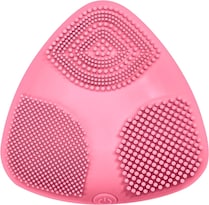 Cepillo Facial Rosa De Silicon 3 Texturas