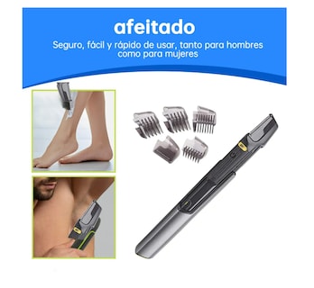 Foto 4 | Foto 4 | Rasuradora Recargable con 5 Peines
