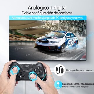Foto 7 | Foto 7 | Control Inalámbrico Pro para Nintendo Switch Fotgear Joystick Remoto Bluetooth