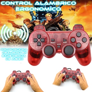 Foto 4 | Foto 4 | Control Alámbrico Store Cline Rojo para PlayStation 2