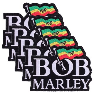 Foto 1 | Foto 1 | Parches de Moda PatchPros Mxbob-005 Multicolor Bob Marley 5 Piezas