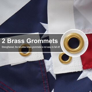 Foto 6 | Foto 6 | American Flag Bradford, Poliéster 420d, Resistente, De 3 X 5 Pies - Venta Internacional.