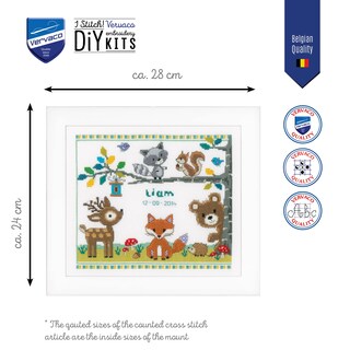 Foto 2 | Foto 2 | Kit de Bordado Vervaco Forest Animals - Venta Internacional