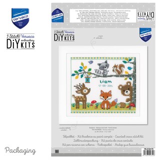 Foto 3 | Foto 3 | Kit de Bordado Vervaco Forest Animals - Venta Internacional