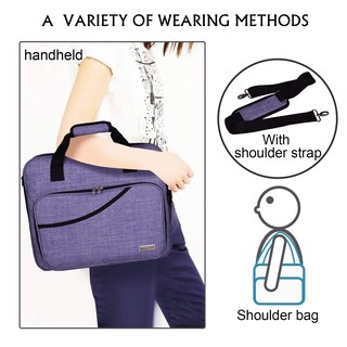 Foto 7 | Foto 7 | Bolsa Organizadora De Bordados Baglher Con Punto De Cruz, Tamaño Grande, Color Morado - Venta Internacional.