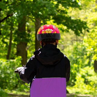 Foto 3 | Foto 3 | Casco para Bicicleta Laviga para Niños Diseño Flores Rojo de Poliestireno