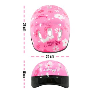 Foto 2 | Foto 2 | Casco para Bicicleta Laviga para Niña Diseño Flores Rosas de Poliestireno