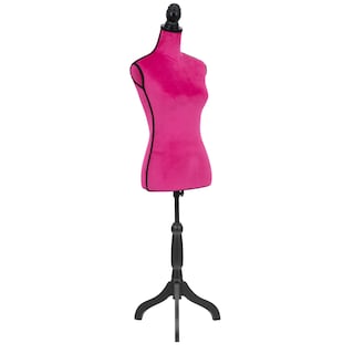 Foto 1 | Foto 1 | Maniquí Torso Femenino Afelpado Onof Mtfat Para Modista Color Fucsia