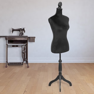 Foto 7 | Foto 7 | Maniquí Torso Femenino Afelpado Onof Mtfat Confeccionado Color Negro