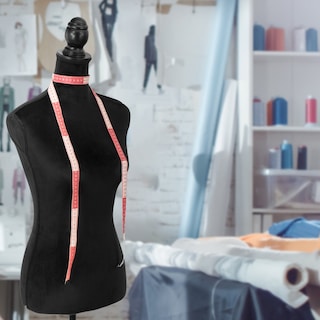 Foto 8 | Foto 8 | Maniquí Torso Femenino Afelpado Onof Mtfat Confeccionado Color Negro