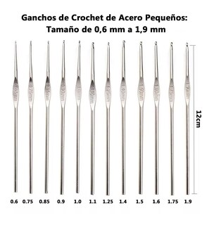 Foto 4 | Foto 4 | Kit de Ganchos y Accesorios para Tejer al Crochet Belug Multicolor 100 Piezas