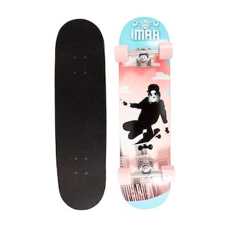 Foto 1 | Foto 1 | Patineta Skate Rascacielos Clásica Tabla Madera Juvenil Llantas Resistentes De Gel