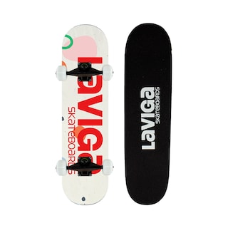 Foto 1 | Foto 1 | Patineta Juvenil Para Niñas-niños Blanco Laviga Madera Gruesa De Alta Resistencia