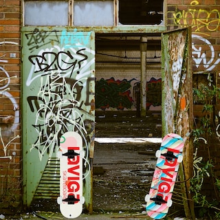 Foto 3 | Foto 3 | Patineta Juvenil Para Niñas-niños Blanco Laviga Madera Gruesa De Alta Resistencia