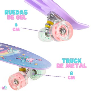 Foto 8 | Foto 8 | Patineta Onix color Morado con Kit de Protección para Niña