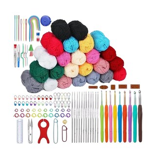 Foto 1 | Foto 1 | Kit de Agujas de Ganchillo y Accesorios para Tejer 138 piezas