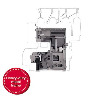 Foto 6 | Foto 6 | Máquina Serger & Overlock Singer X5004-hd Con Estructura Metálica - Venta Internacional.