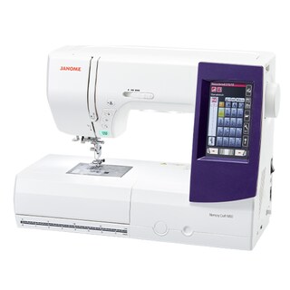 Foto 1 | Foto 1 | Máquina Digital 2 En 1 Para Coser Y Bordar Mc9850 Janome Blanco