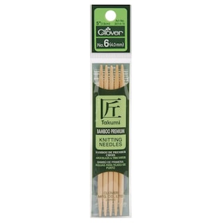 Foto 3 | Foto 3 | Agujas De Tejer Clover Takumi Bamboo De Doble Punta Tamaño 7 - Venta Internacional.