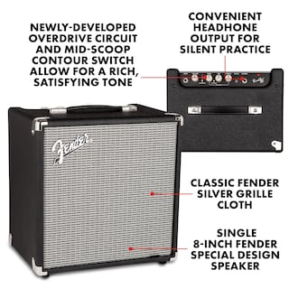 Foto 2 | Foto 2 | Amplificador De Bajo Fender Rumble 25 V3 De 25 W Con 2 Años De Garantía - Venta Internacional.