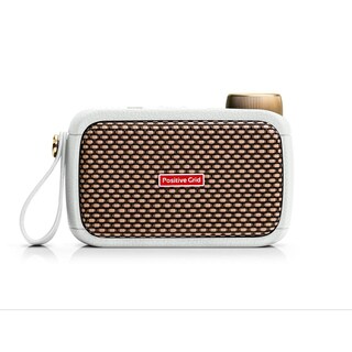 Foto 1 | Foto 1 | Amplificador De Guitarra Inteligente Ultraportátil Positive Grid Spark Go Pearl Color Blanco De 5w Y Altavoz Bluetooth