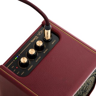 Foto 4 | Foto 4 | Amplificador De Guitarra Inteligente Portátil Edición Especial Steve Vai Positive Grid Spark Mini Vai Color Vino De 10w