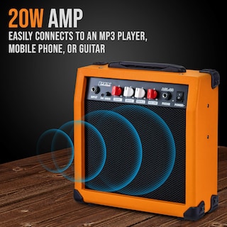 Foto 4 | Foto 4 | Amplificador Para Guitarra Eléctrica Lyxpro De 20 W Con Altavoz - Sunburst - Venta Internacional.
