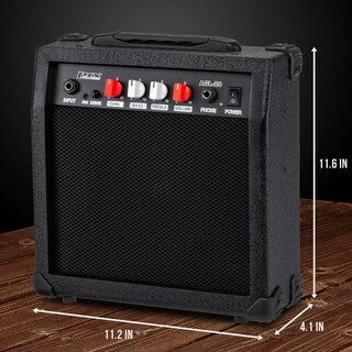 Foto 4 | Foto 4 | Amplificador Lyxpro De 20 W Para Guitarra Eléctrica Con Altavoz, Color Negro - Venta Internacional.