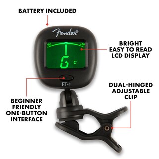 Foto 4 | Foto 4 | Afinador De Guitarra Fender Ft-1 Professional Clip On Chromatic - Venta Internacional.