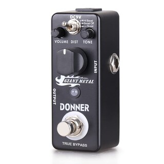 Foto 4 | Foto 4 | Pedal De Distorsión Donner Giant Metal Boost Para Guitarra Eléctrica - Venta Internacional.