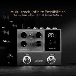 Foto 2 | Foto 2 | Pedal Looper Valeton Vlp-200 Estéreo De Doble Pista Para Guitarra - Venta Internacional.